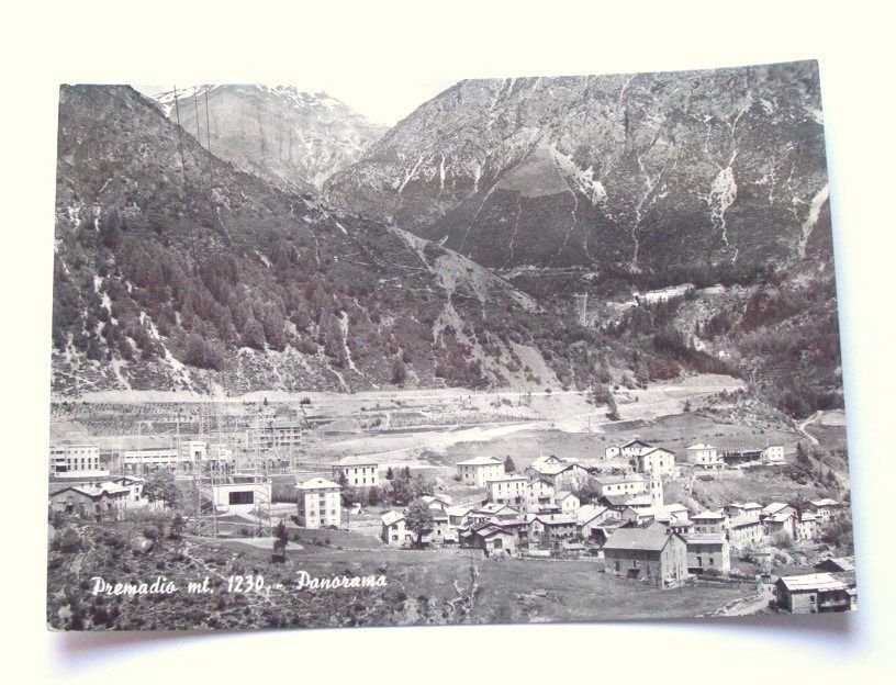 Cartolina Panorama di Premadio 1961.