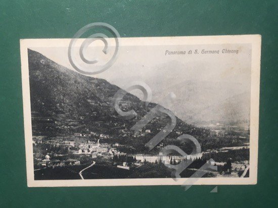 Cartolina Panorama di S. Germano Chisong - 1920