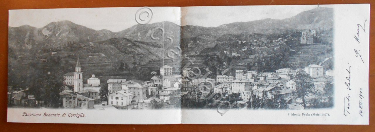 Cartolina Panorama Generale di Torriglia - Monte Prela (Metri 1407) … | Immagine principale