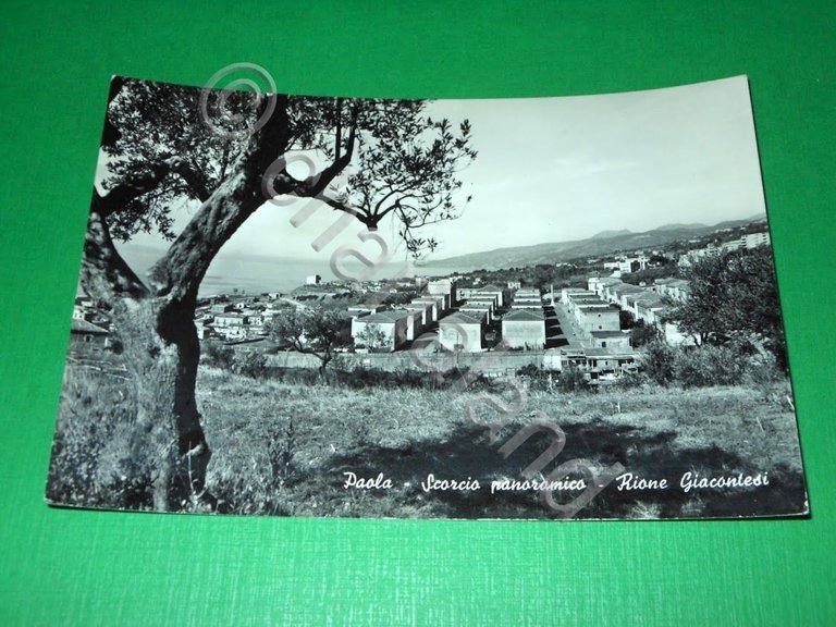Cartolina Paola ( Cosenza ) - Scorcio panoramico - Rione …