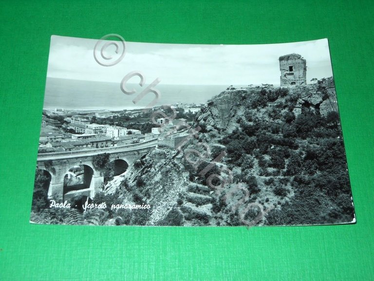Cartolina Paola ( Cosenza ) - Scorcio panoramico 1965