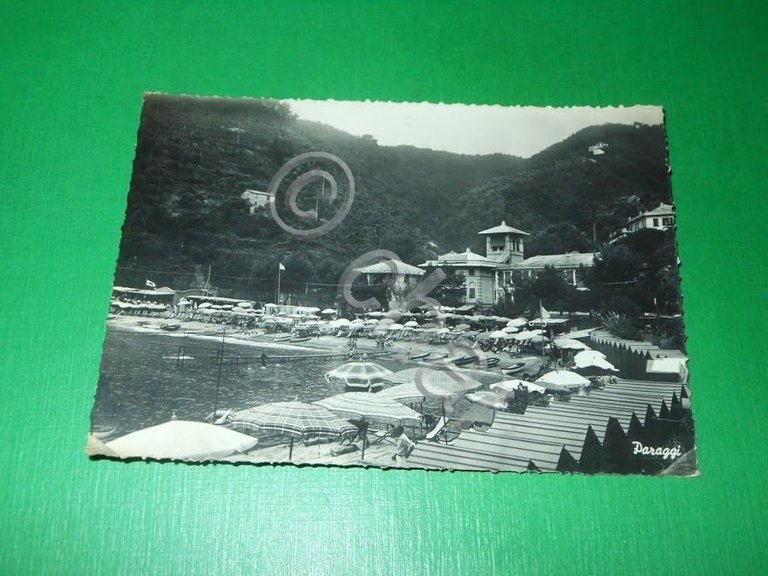 Cartolina Paraggi - Veduta 1958