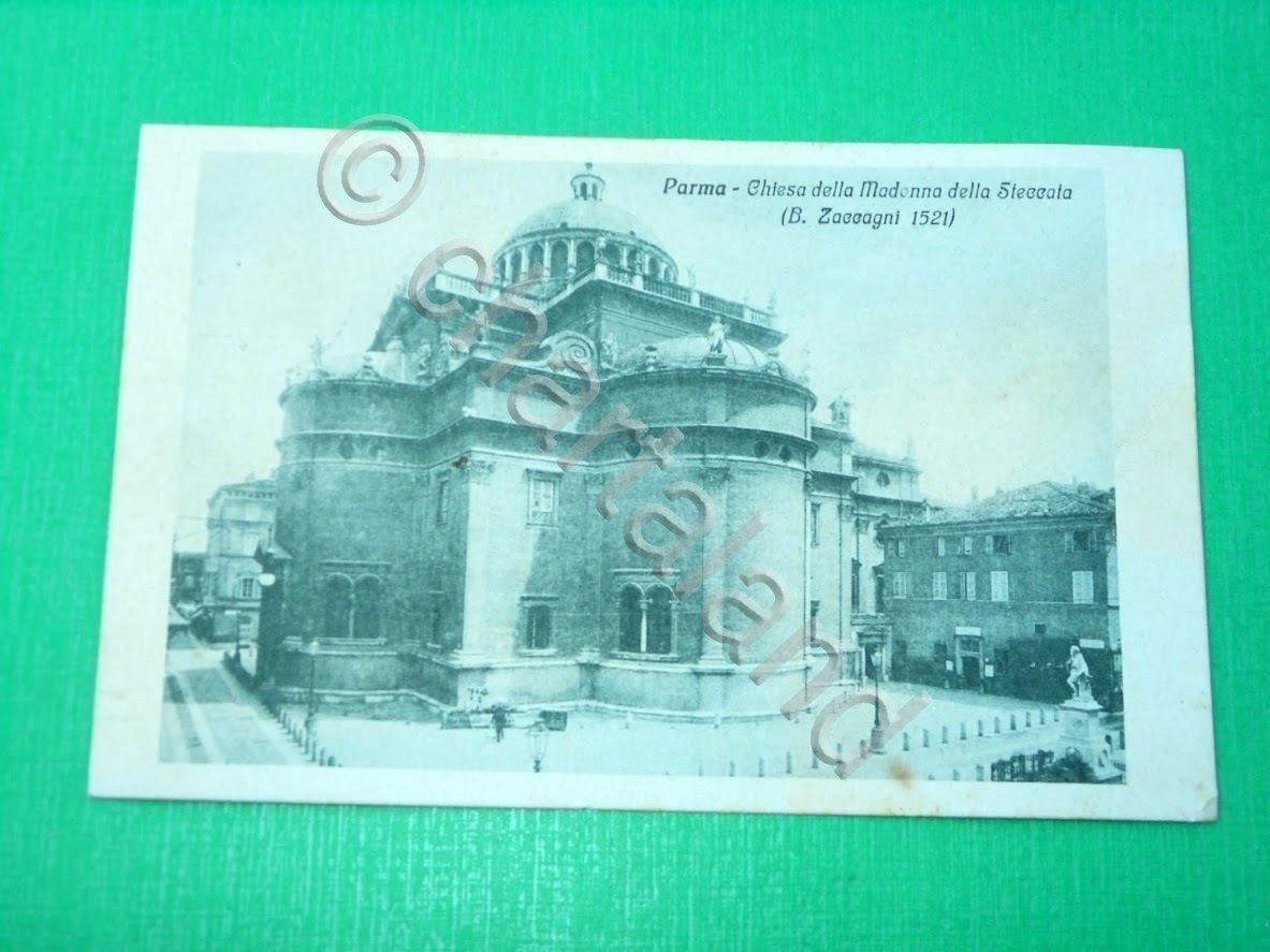 Cartolina Parma - Chiesa della Madonna della Steccata 1920.