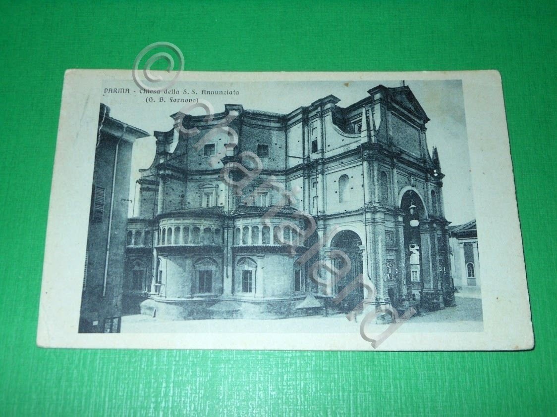 Cartolina Parma - Chiesa della S. S. Annunziata 1919.