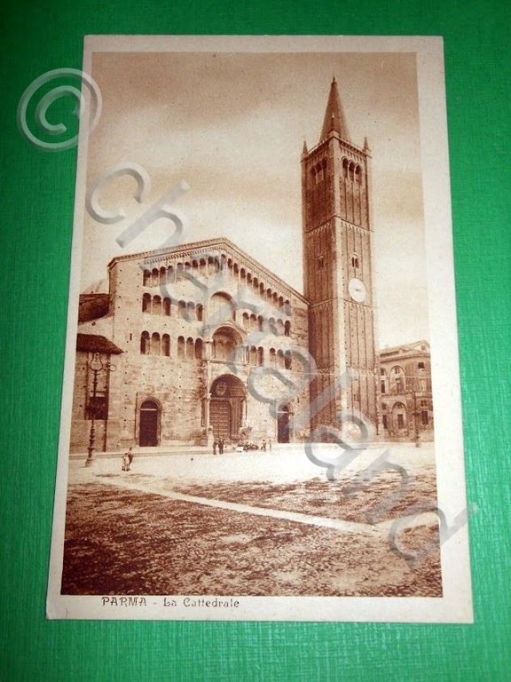 Cartolina Parma - La Cattedrale 1925 ca
