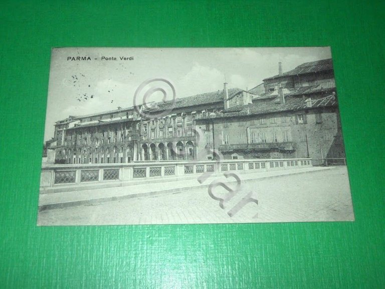 Cartolina Parma - Ponte Verdi 1912