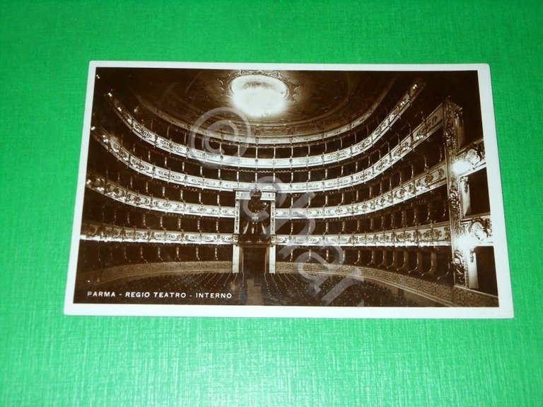 Cartolina Parma - Regio Teatro - Interno 1932