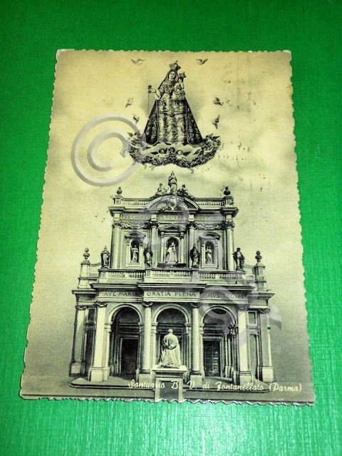 Cartolina Parma - Santuario B. V. di Fontanellato 1963