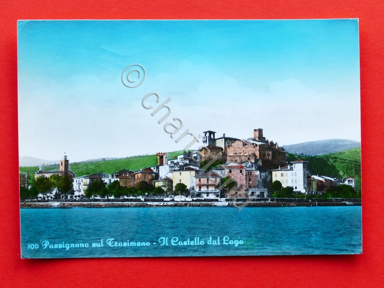 Cartolina Passignano sul Trasimeno - Il Castello dal Lago - …