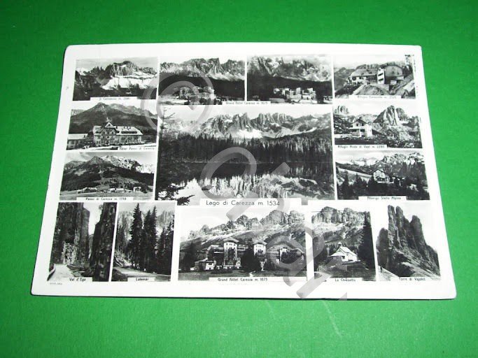 Cartolina Passo Carezza - Lago di Carezza Rifugio Coronelle e …