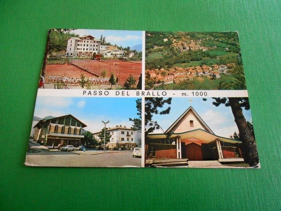 Cartolina Passo del Brallo - Vedute diverse 1969.