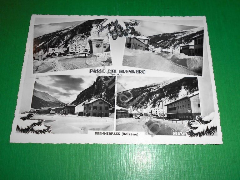 Cartolina Passo del Brennero - Brennerpass ( Bolzano ) 1950 …