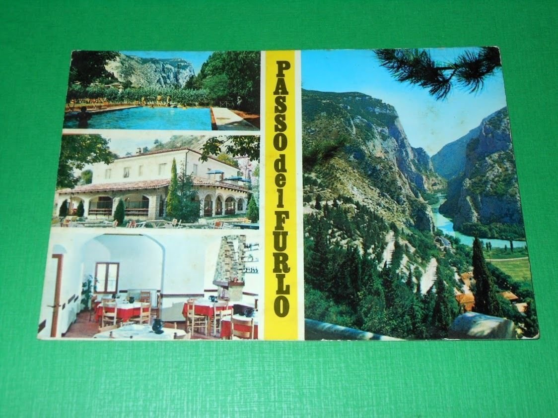 Cartolina Passo del Furlo - Vedute diverse 1971.