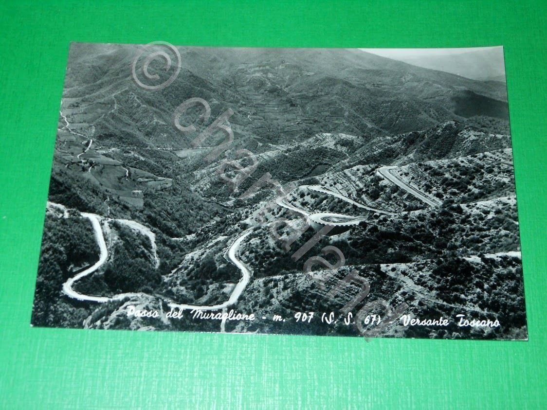 Cartolina Passo del Muraglione - Versante Toscano 1960.