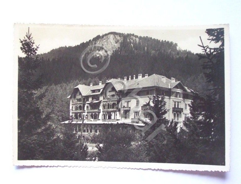 Cartolina Passo della Mendola - Golf Hotel Mendola 1953
