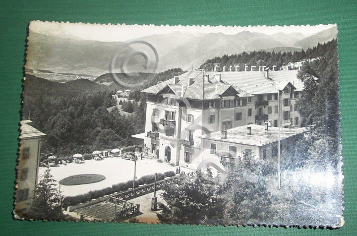 Cartolina Passo della Mendola - Gruppo di Brenta 1952