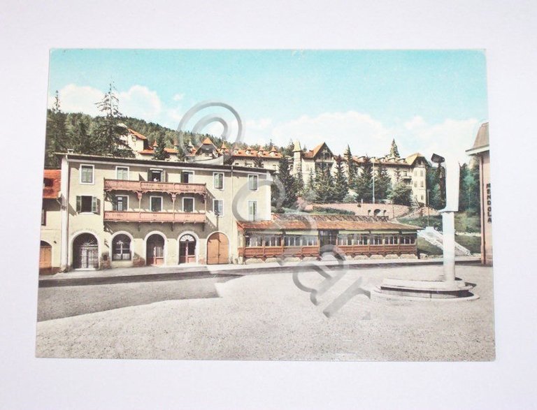 Cartolina Passo della Mendola Grand Hotel Penegal 1964