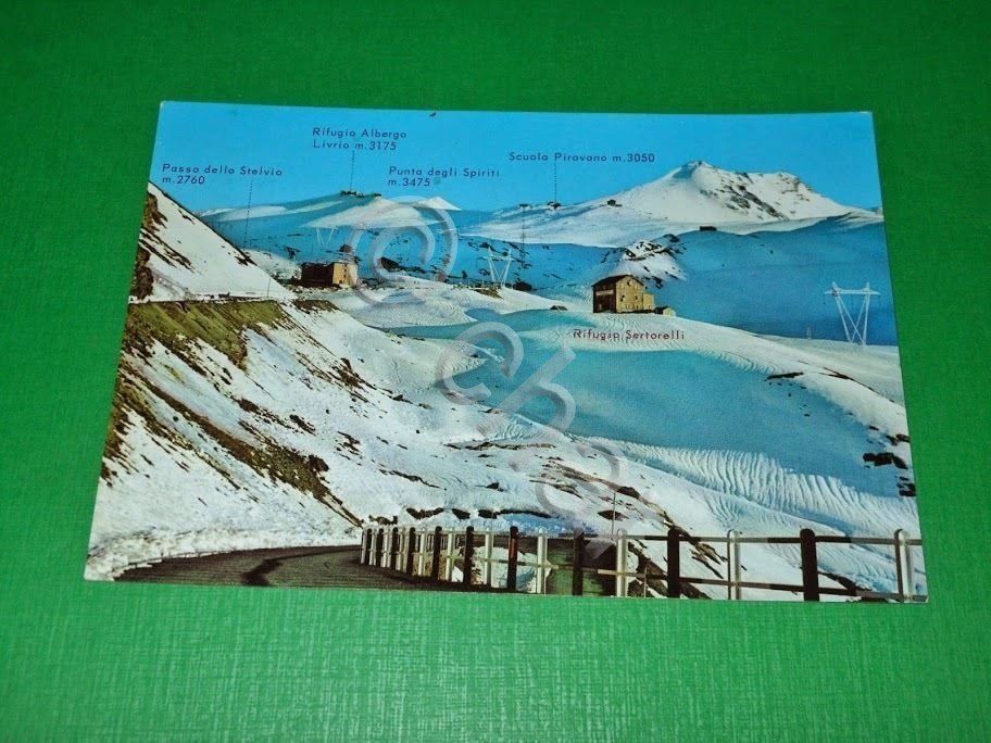 Cartolina Passo dello Stelvio - Panorama 1965 ca.