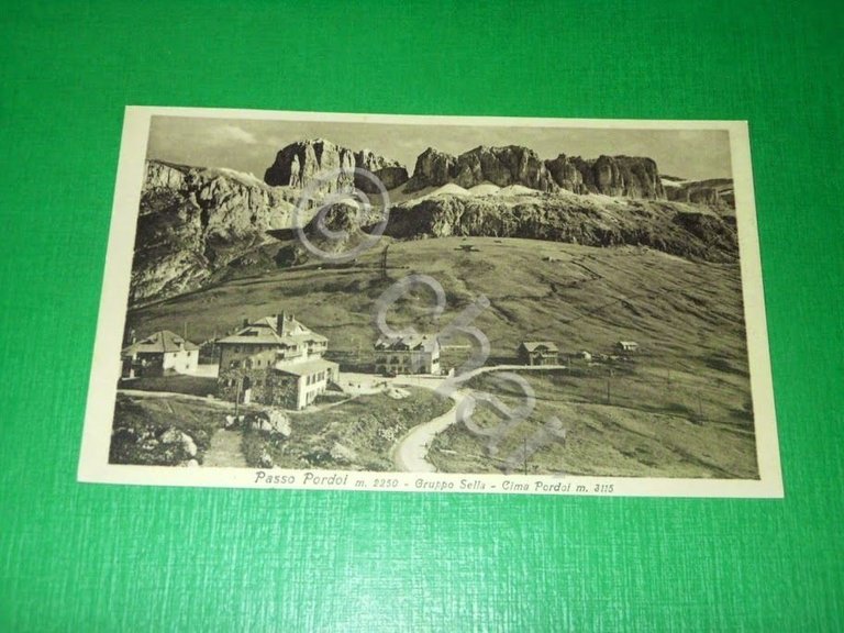 Cartolina Passo Pordoi - Gruppo Sella - Cima Pordoi 1930 … | Immagine Gallery 2