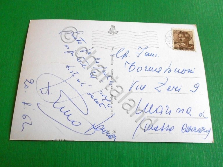 Cartolina Passo Sella - Dolomiti - Vedute diverse 1962