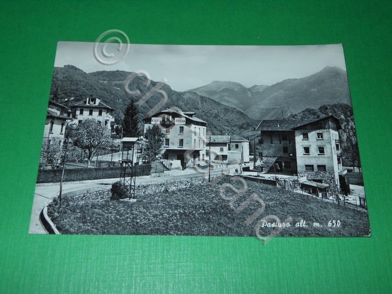 Cartolina Pasturo ( Lecco ) - Scorcio panoramico 1958