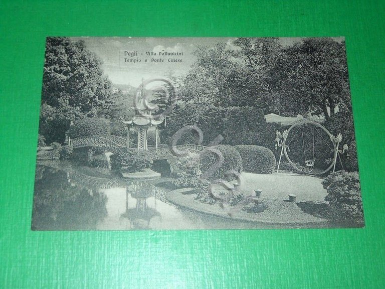 Cartolina Pegli - Villa Pallavicini - Tempio e Porta Cinese …