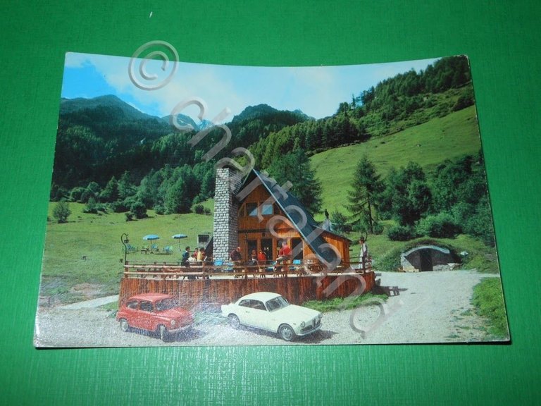 Cartolina Pejo Terme - Baita Tre Larici 1966