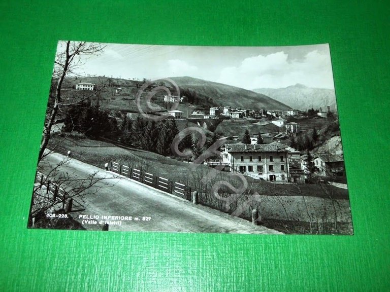 Cartolina Pellio Inferiore - Valle d' Intelvi - Panorama 1962