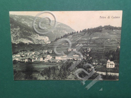 Cartolina Pelos Di Cadore - 1900ca.