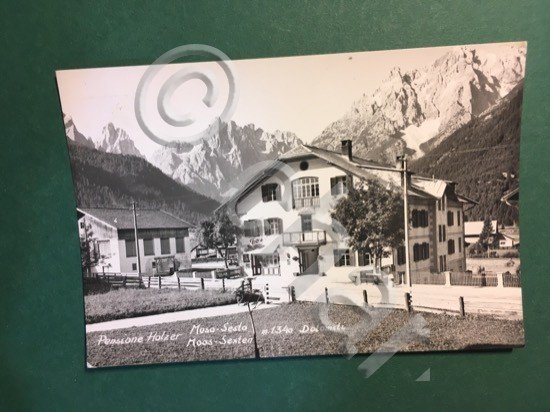 Cartolina Pensione Holtzer - Moso Sesto - M. 1340 Dolomiti …
