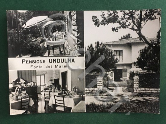 Cartolina Pensione Undulna - Forte dei Marmi - 1960 ca.
