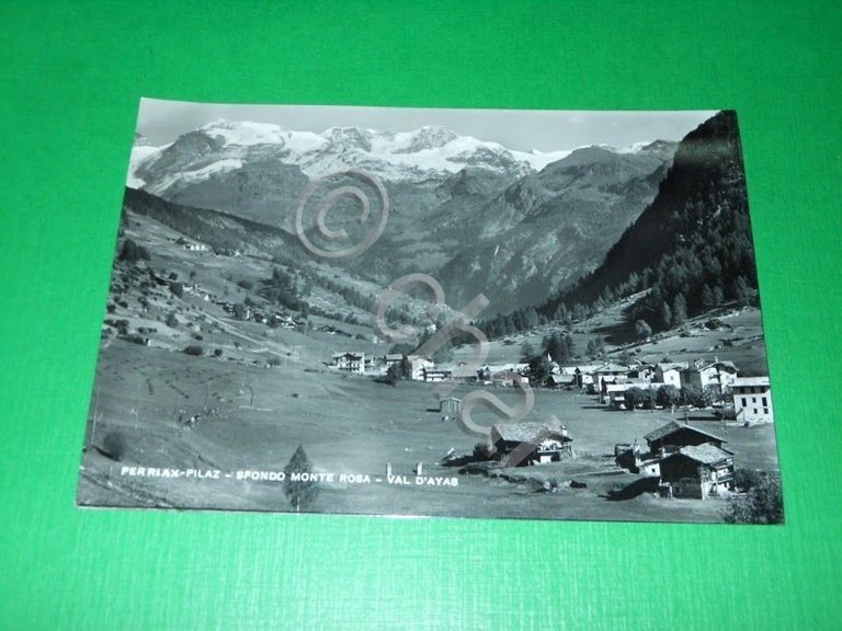 Cartolina Periax Pilaz - Sfondo Monte Rosa - Val d' …