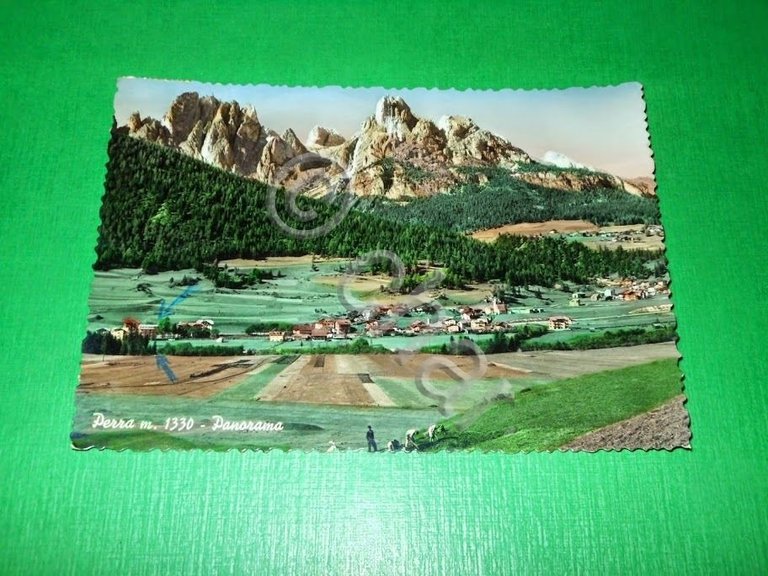 Cartolina Perra ( Trento ) - Panorama 1958