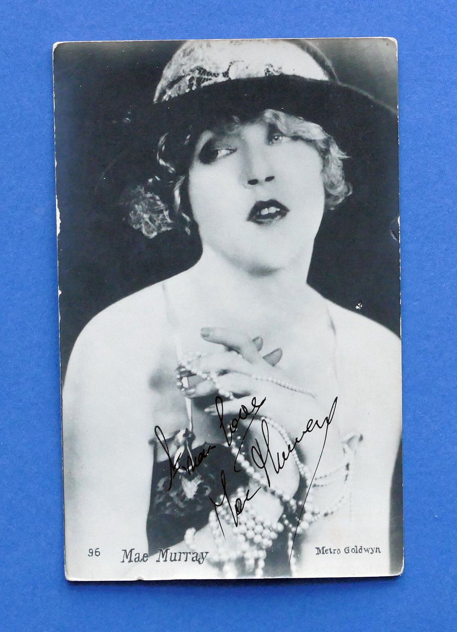 Cartolina Personaggi Famosi - Attrice Mae Murray - 1920 ca..