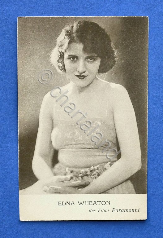 Cartolina Personaggi Famosi - Attrice Paramount - Edna Wheaton - …