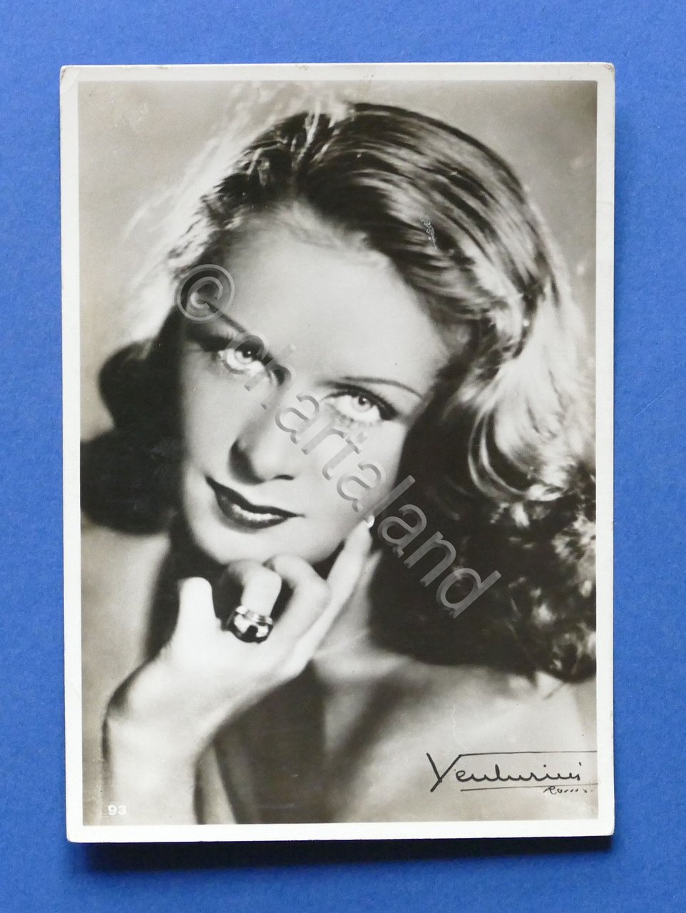 Cartolina Personaggi Famosi - Attrice Vera Carmi - 1942.