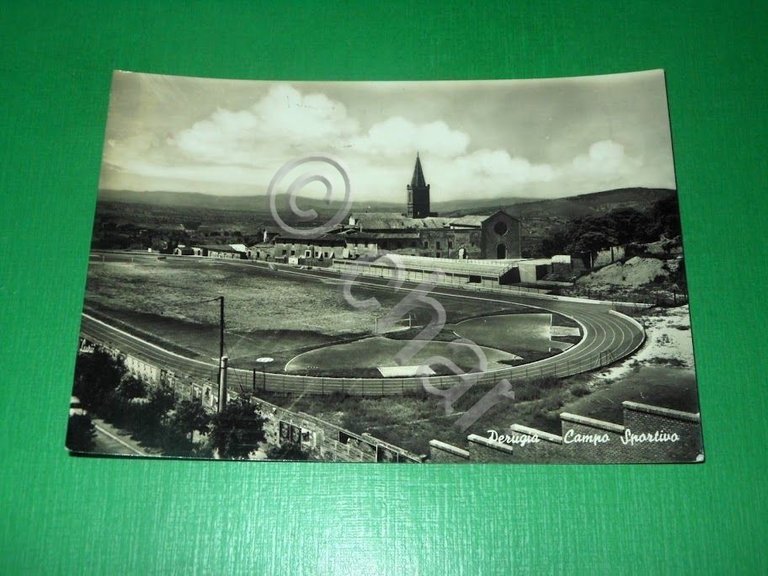 Cartolina Perugia - Campo Sportivo 1956.