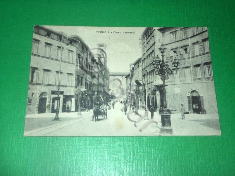 Cartolina Perugia - Corso Vannucci 1920 ca