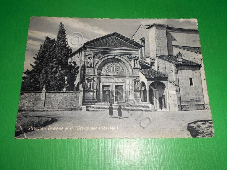 Cartolina Perugia - Oratorio di S. Bernardino 1962