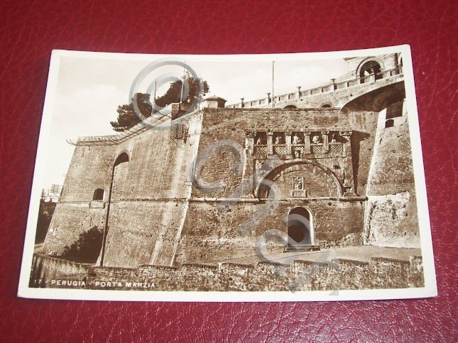 Cartolina Perugia - Porta Marzia 1939.