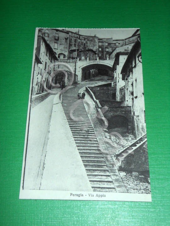 Cartolina Perugia - Via Appia 1920 ca