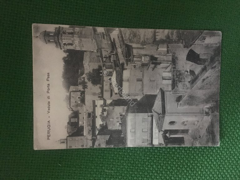 Cartolina Perugia- Veduta Da Porta Pesa - 1915