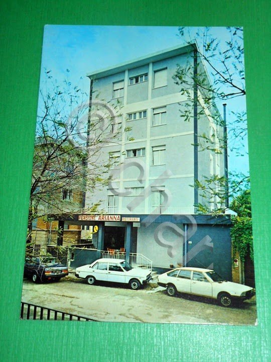 Cartolina Pesaro - Hotel Pensione Arianna ( Viale Mascagni ) …