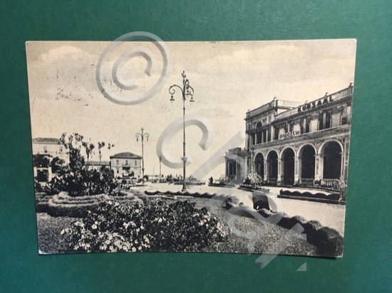 Cartolina Pesaro - Kursaal E Giardini - 1954