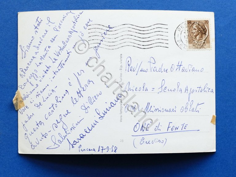 Cartolina Pescara - La Casa dove nacque il Poeta - …