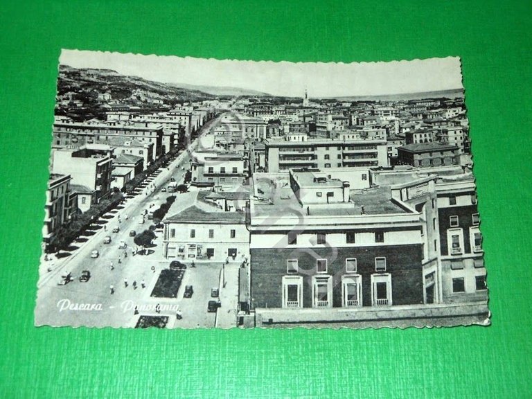 Cartolina Pescara - Panorama 1954
