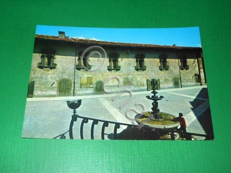 Cartolina Pescocostanzo ( L'Aquila ) - Vecchio Teatro Comunale 1965 …