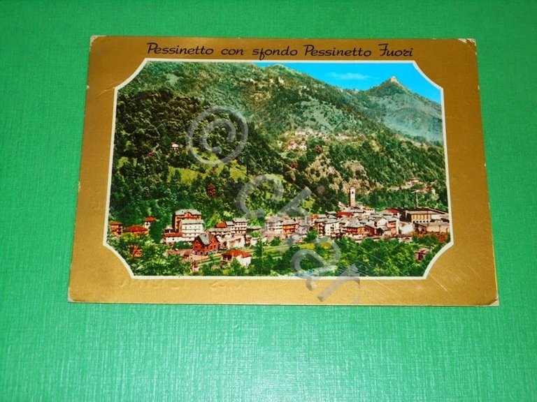 Cartolina Pessinetto con sfondo Pessinetto Fuori - Fraz. Mombresto e … | Immagine Gallery 2
