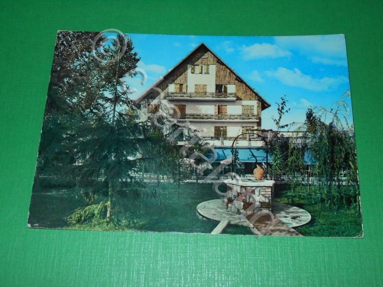 Cartolina Peveragno ( Cuneo ) - Albergo La Serenella 1967.