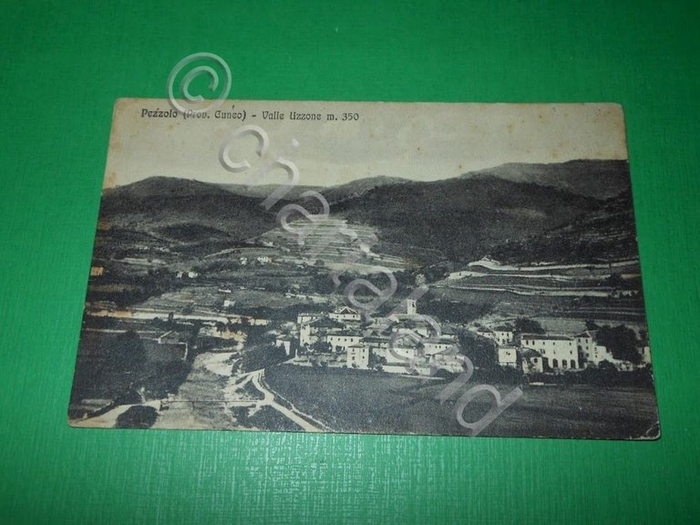 Cartolina Pezzolo ( Cuneo ) - Valle Uzzone 1930 ca.